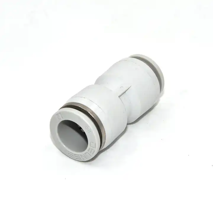 PG Pipe Fittings Push in Air Flow Reduce Air Hose Quick Connect White Plastic Pneumatic Fittings