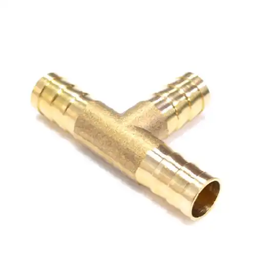T Type Pagoda Water Tube Fittings Brass Connector Brass Barb Pipe Fitting