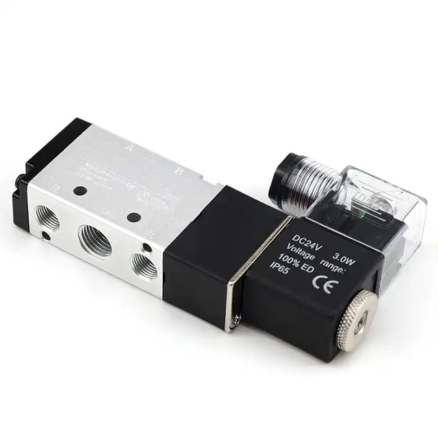 Solenoid Valve 4V210-08 Airtac type Two Position Five Way Control Valve One Inlet Two Outlets DC24/12/36/ 110V