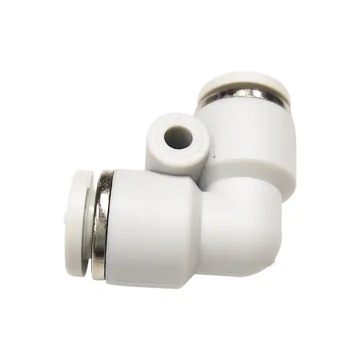 PV Series 2 Way Elbow Type Air Hose Plastic Brass Quick Connecting Tube Fittings Pneumatic Fittings One Touch Push-in Connector