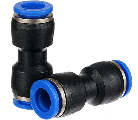 PU Union Hose Tube Quick Connector Air Pipe Pneumatic Joint Fitting One Touch Plastic Connect Pipe