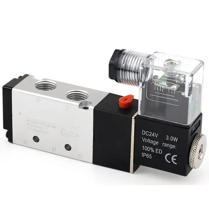 Solenoid Valve 4V210-08 Airtac type Two Position Five Way Control Valve One Inlet Two Outlets DC24/12/36/ 110V
