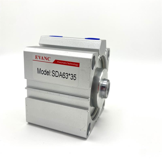  SDA Series Thin Type Pneumatic Cylinder Female or Male Thread Compact Cylinder Pneumatic Air Cylinder