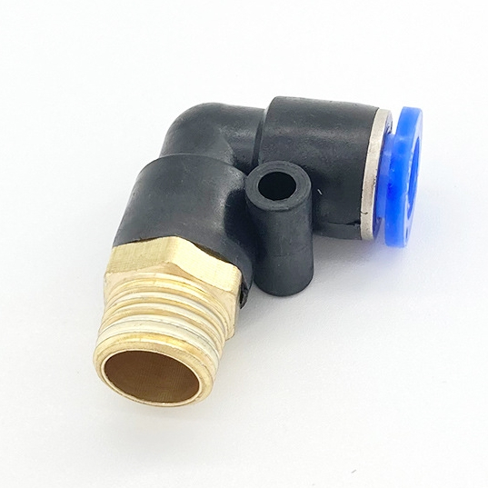 PL Male Thread Elbow Tube Fitting Pneumatic One Touch Air Quick Fittings