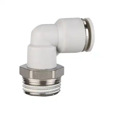 EVANC PL Series Pneumatic Elbow Male Thread PL Type Plastic Hose Air Fitting One Touch Push-in Connector
