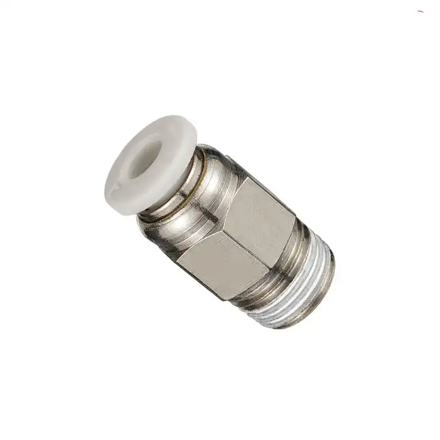 PC Pneumatic Straight Male NPT Threaded Quick Connect Air Tube Connector Push Fit in Pneumatic Pipes Tube Fittings