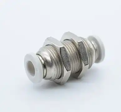 PM 4mm-16mm Bulkhead Equal Series Clapboard Direct Way Pneumatic Straight Quick Connector Pipe Fitting
