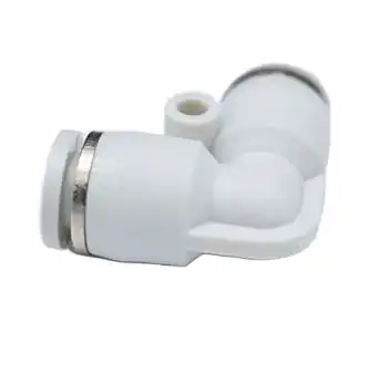 PV Series 2 Way Elbow Type Air Hose Plastic Brass Quick Connecting Tube Fittings Pneumatic Fittings One Touch Push-in Connector