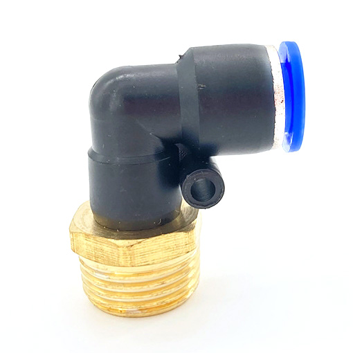 PL Male Thread Elbow Tube Fitting Pneumatic One Touch Air Quick Fittings