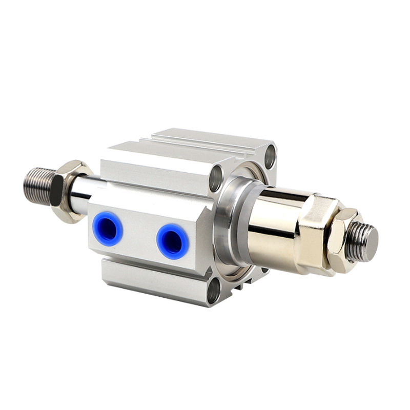SDAJ Series Thin Type Pneumatic Cylinder Adjustable Stroke Compact Cylinder Pneumatic Air Cylinder